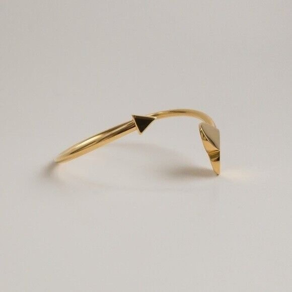 KATE SPADE-Heritage Gold Cuff Expand Twist Bangle Arrow Bracelet-NWT/Branded Bag - Picture 6 of 8